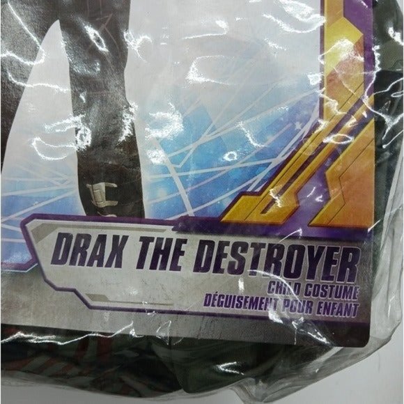 Rubies Guardians of the Galaxy Drax Costume Boys Size M 8-10 Mask Outfit - Picture 4 of 6